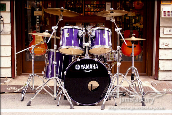 楽器レンタル YAMAHA STAGE CUSTOM ドラムセット 紫色